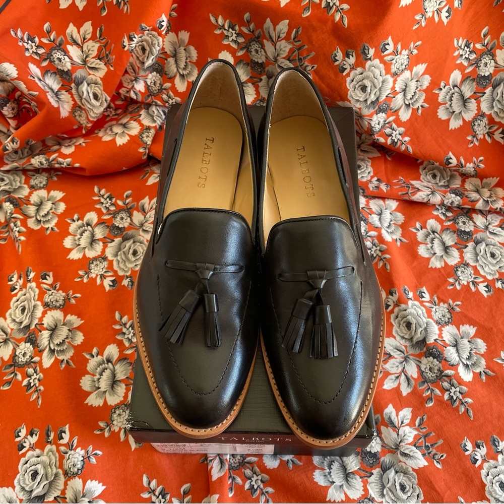 Talbots “Leighton”Leather Tassel Loafer 9 1/2